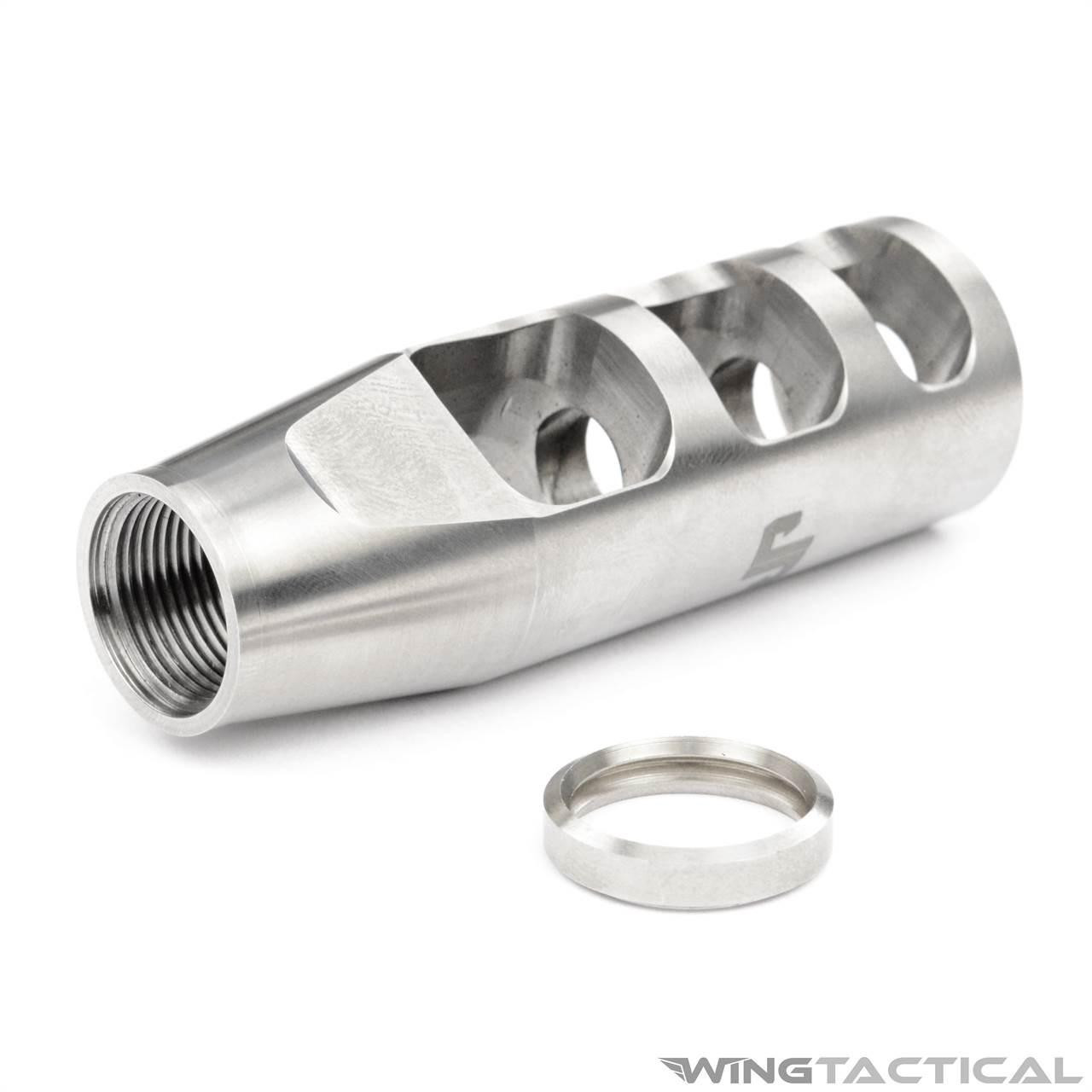 JP Enterprises (JP Rifles) JP Enterprises 3-Port Competition Titanium Compensator (.308/7.62)  JP Enterprises (JP Rifles) JP Enterprises 3-Port Competition Titanium Compensator (.308/7.62)
