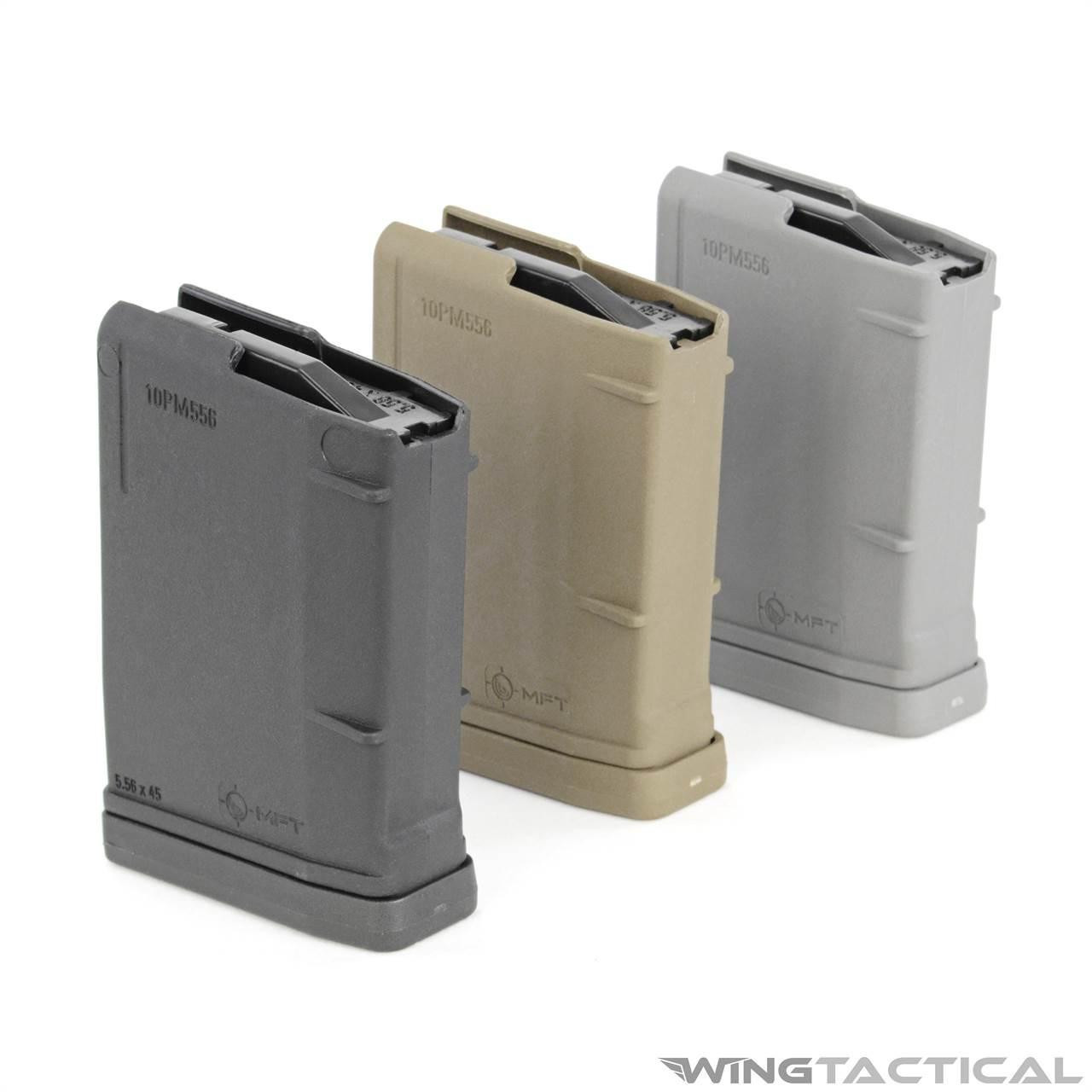 Mission First Tactical (MFT) Mission First Tactical AR15 10-Round Polymer Magazine  Mission First Tactical (MFT) Mission First Tactical AR15 10-Round Polymer Magazine