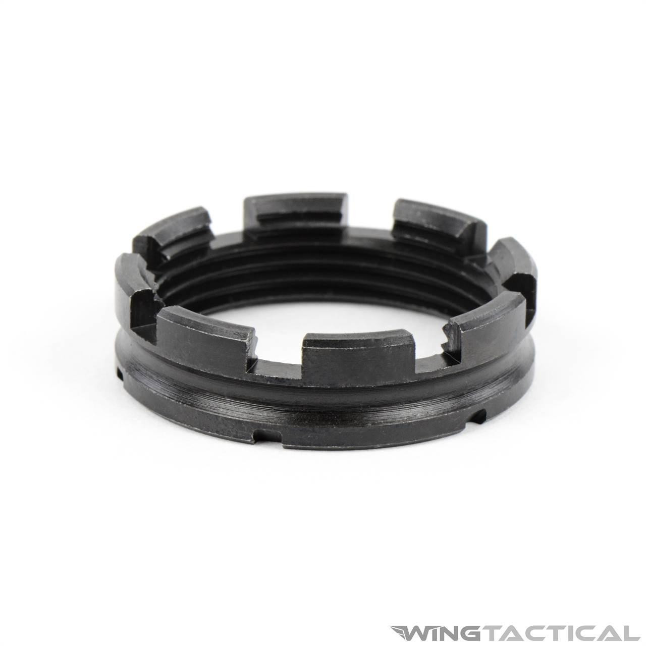 Spikes Tactical Lightweight Black Nitride Castle Nut (SLA501N-LW)