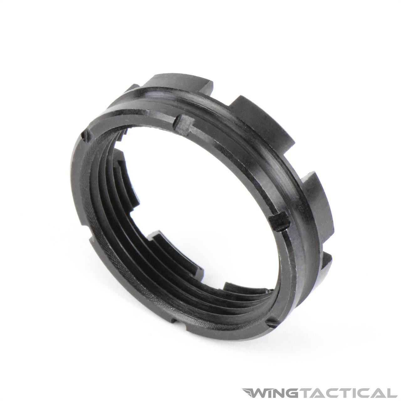 Spikes Tactical Lightweight Black Nitride Castle Nut (SLA501N-LW)