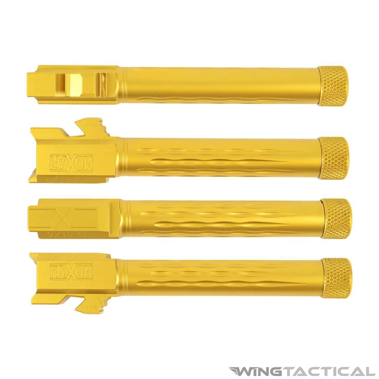 Faxon Flame Fluted Match Barrel for Glock 17 | Wing Tactical