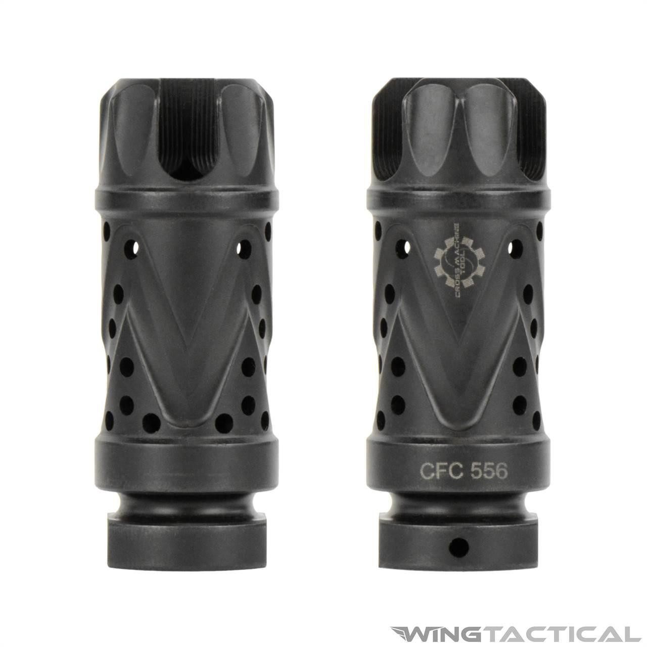 CMT Tactical (Cross Machine Tool) CMT Tactical Combat Flash Compensator (5.56/.223)  CMT Tactical (Cross Machine Tool) CMT Tactical Combat Flash Compensator (5.56/.223)