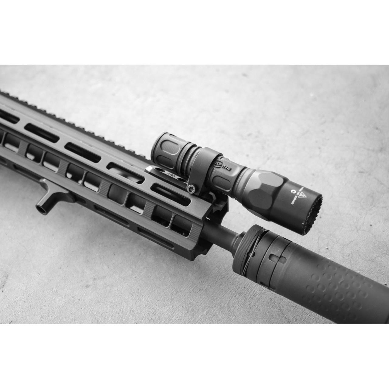 Arisaka Defense Inline Adjustable M-LOK Light Mount - 1" Ring   Arisaka Defense Inline Adjustable M-LOK Light Mount - 1" Ring