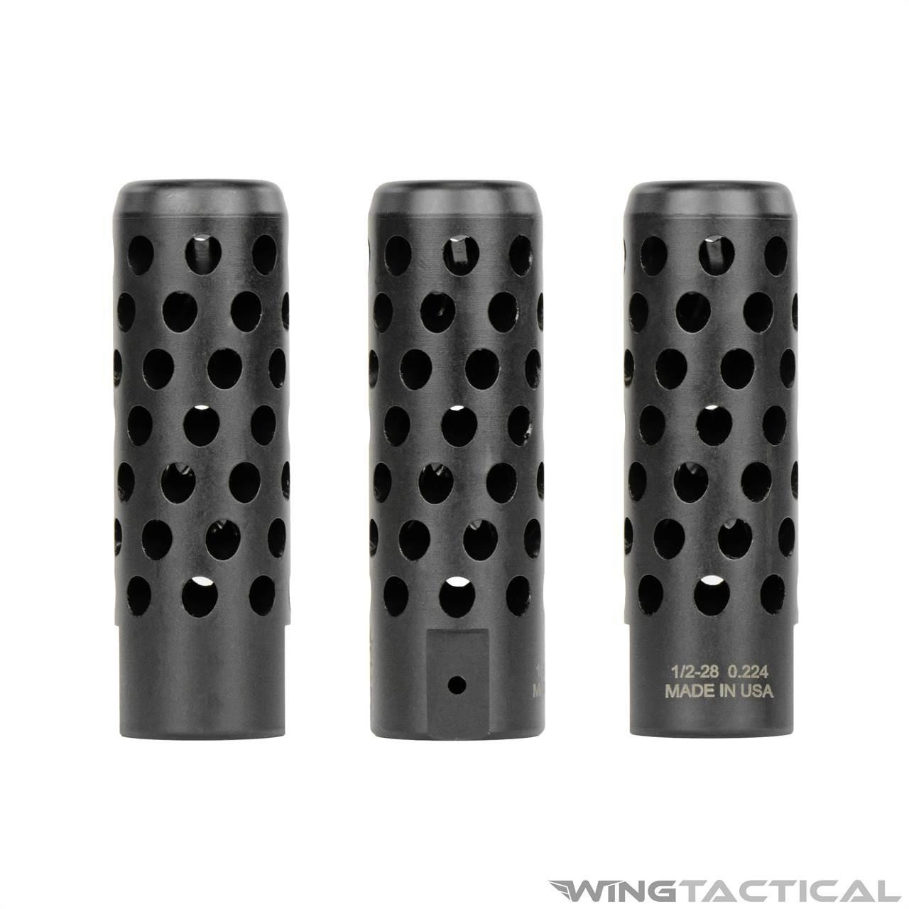 High Performance .223/5.56 Helical Muzzle Brake by CMB | Wing Tactical