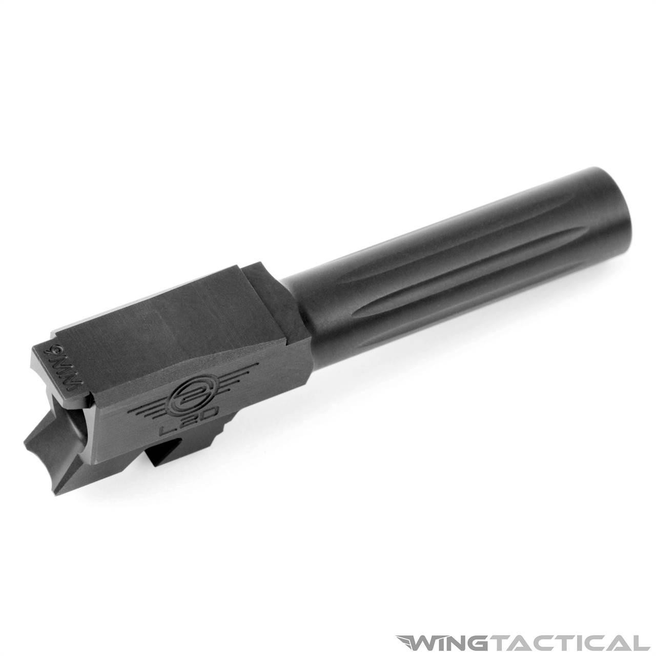 L2D Combat Precision Match Fluted Barrel for Glock 43   L2D Combat Precision Match Fluted Barrel for Glock 43
