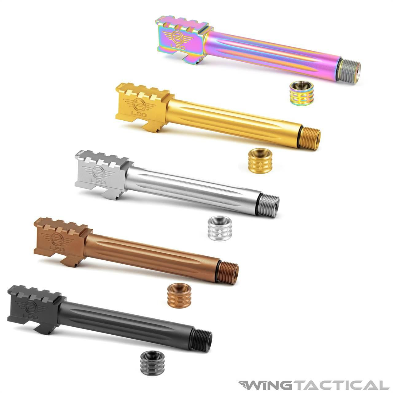  L2D Combat Fluted Precision Match Threaded Barrel for Glock 17 