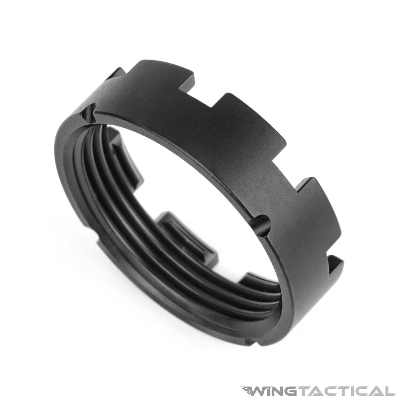 V Seven Weapon Systems V Seven Ultra-Light End Plate and Castle Nut Combo 