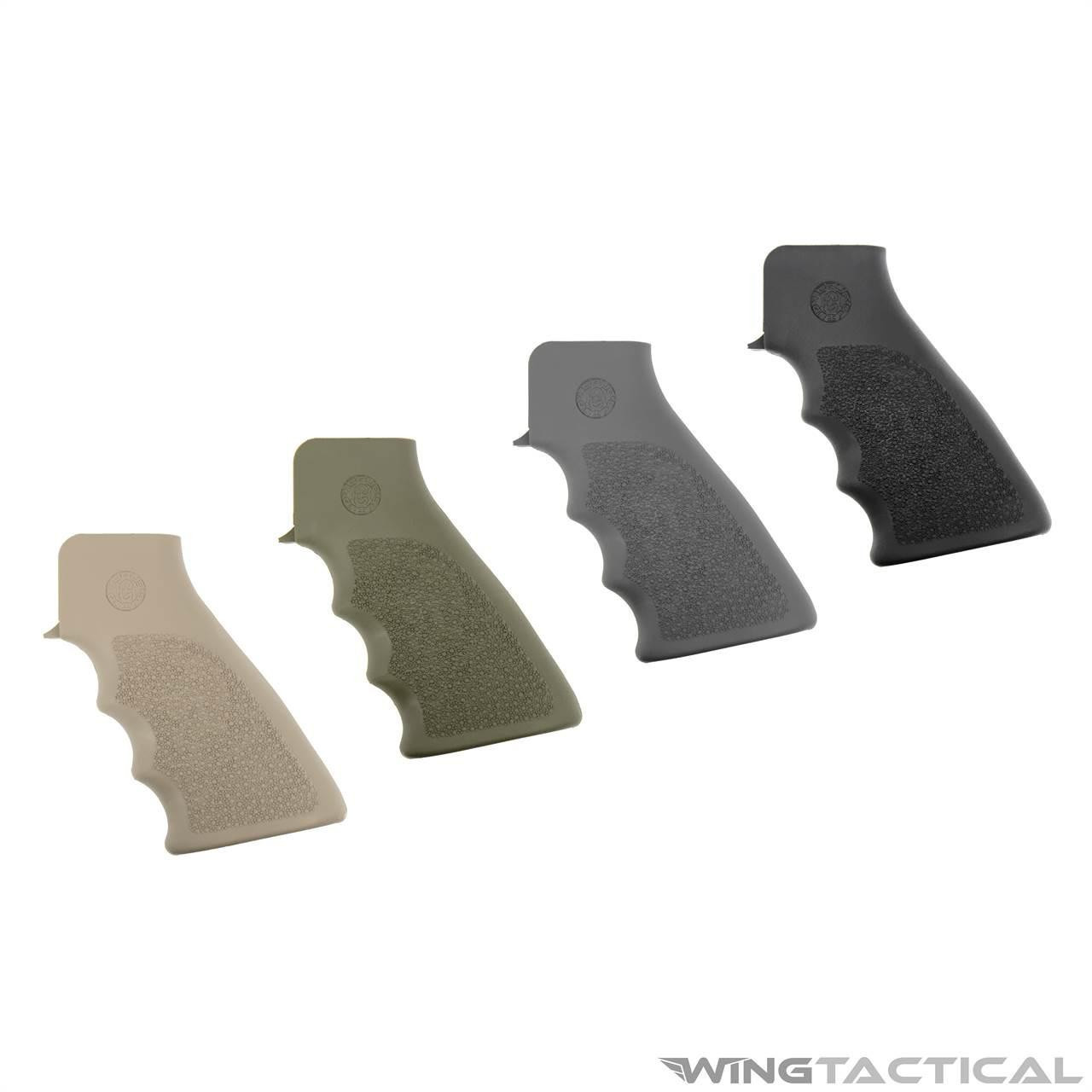 Hogue Grips Hogue OverMolded AR-15 Rubberized Grip  Hogue Grips Hogue OverMolded AR-15 Rubberized Grip