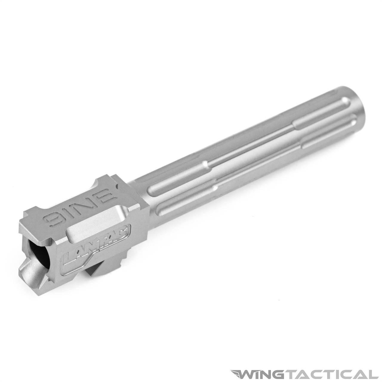 LANTAC 9INE Non-Threaded Fluted Barrel for Glock 17   LANTAC 9INE Non-Threaded Fluted Barrel for Glock 17