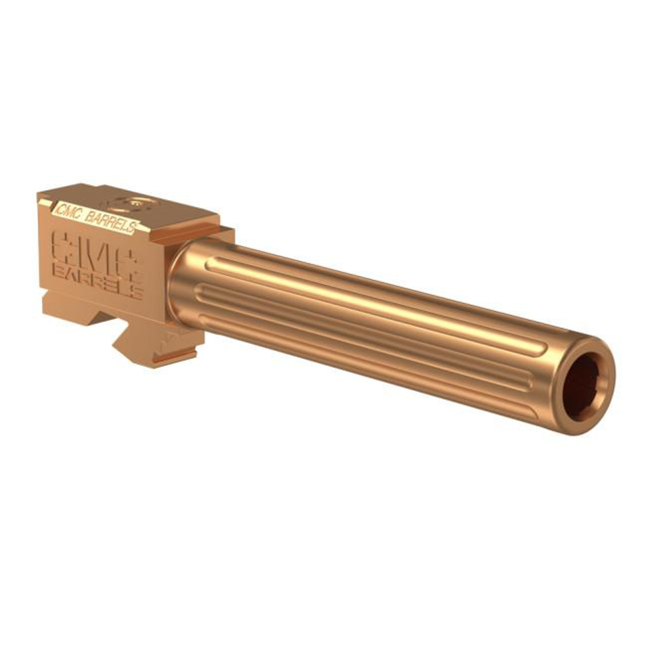 CMC Triggers CMC Match Precision Fluted Stainless Steel Barrel for Glock 17  CMC Triggers CMC Match Precision Fluted Stainless Steel Barrel for Glock 17