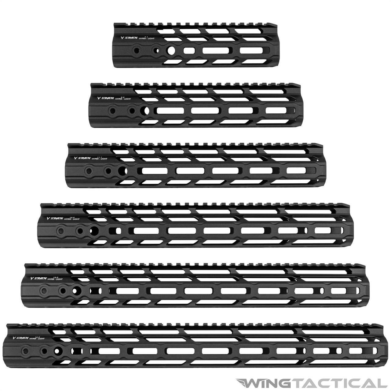 V Seven Magnesium Hyper-Light M-LOK AR-15 Handguard | Wing Tactical