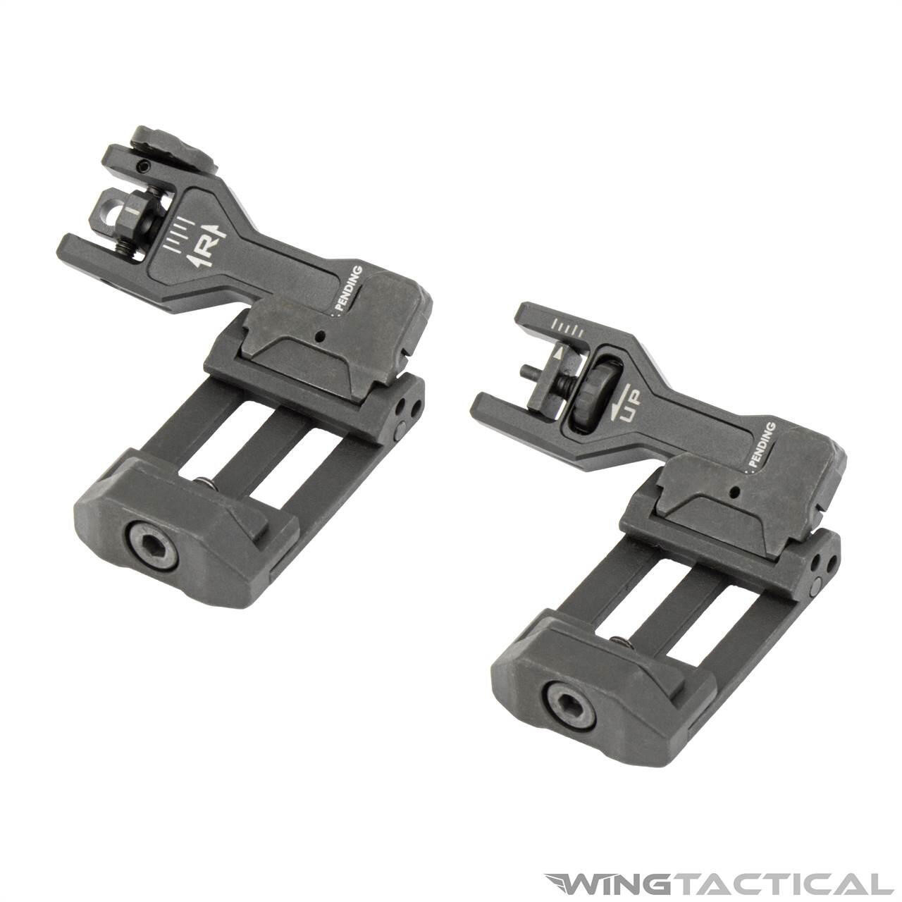 Strike Industries Parts Strike Industries Sidewinder II 45-Degree Offset / Inline Flip-Up Sights  Strike Industries Parts Strike Industries Sidewinder II 45-Degree Offset / Inline Flip-Up Sights