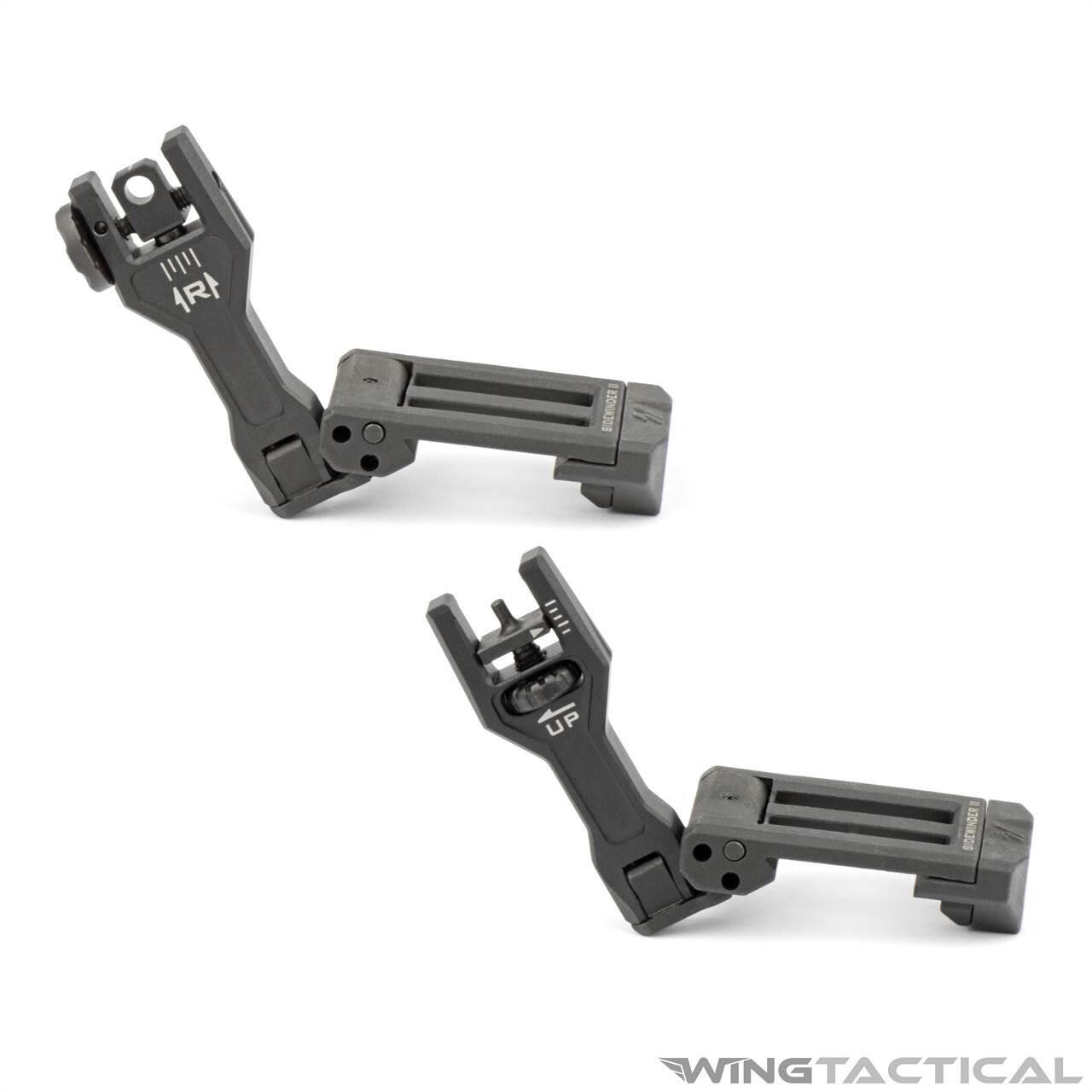 Strike Industries Parts Strike Industries Sidewinder II 45-Degree Offset / Inline Flip-Up Sights  Strike Industries Parts Strike Industries Sidewinder II 45-Degree Offset / Inline Flip-Up Sights