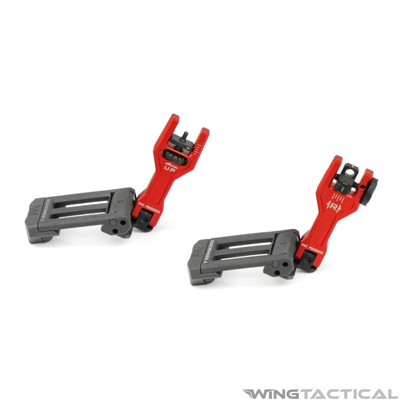 Strike Industries Parts Strike Industries Sidewinder II 45-Degree Offset / Inline Flip-Up Sights  Strike Industries Parts Strike Industries Sidewinder II 45-Degree Offset / Inline Flip-Up Sights