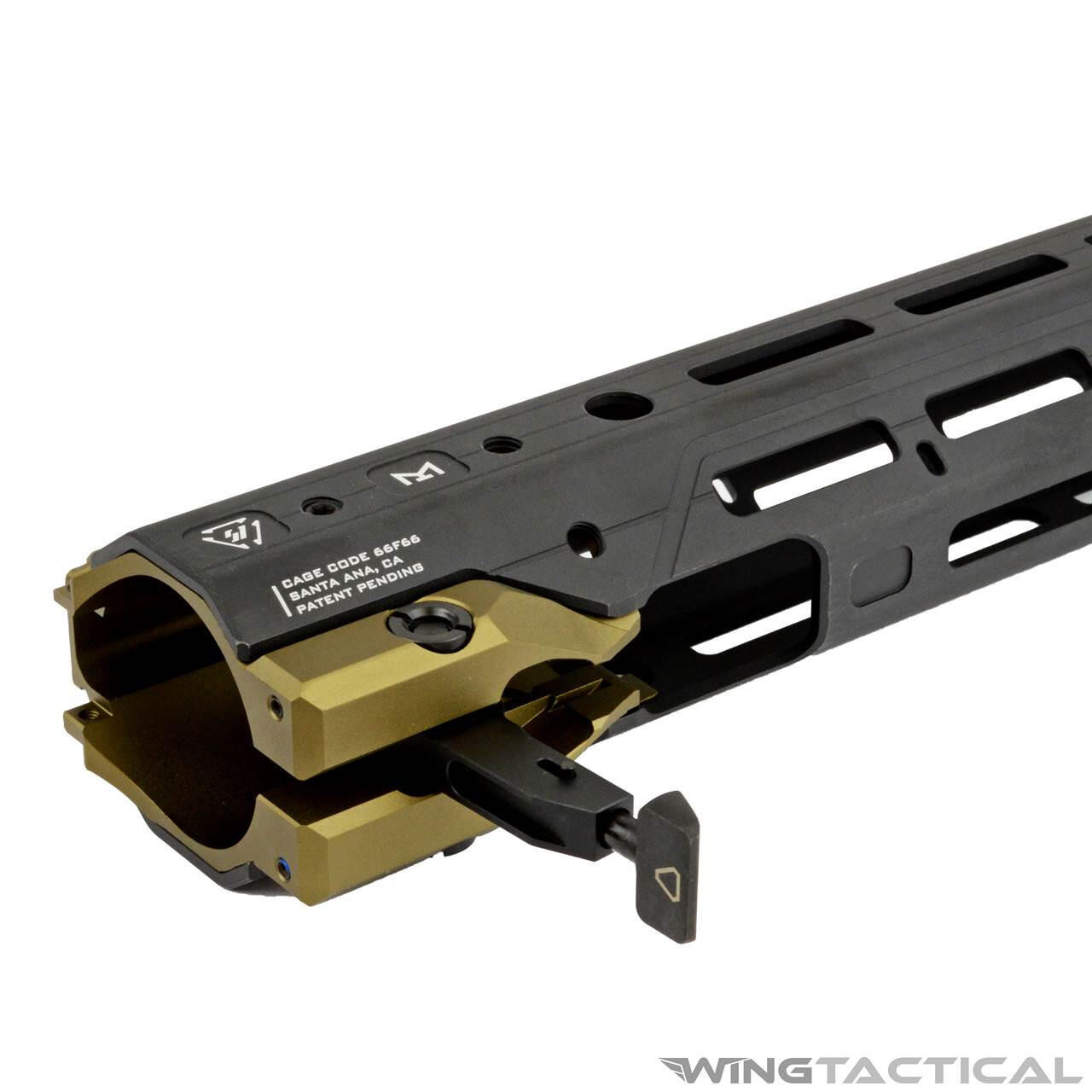 Strike Industries Parts Strike Industries GRIDLOK M-LOK Rail System With Front Sight  Strike Industries Parts Strike Industries GRIDLOK M-LOK Rail System With Front Sight