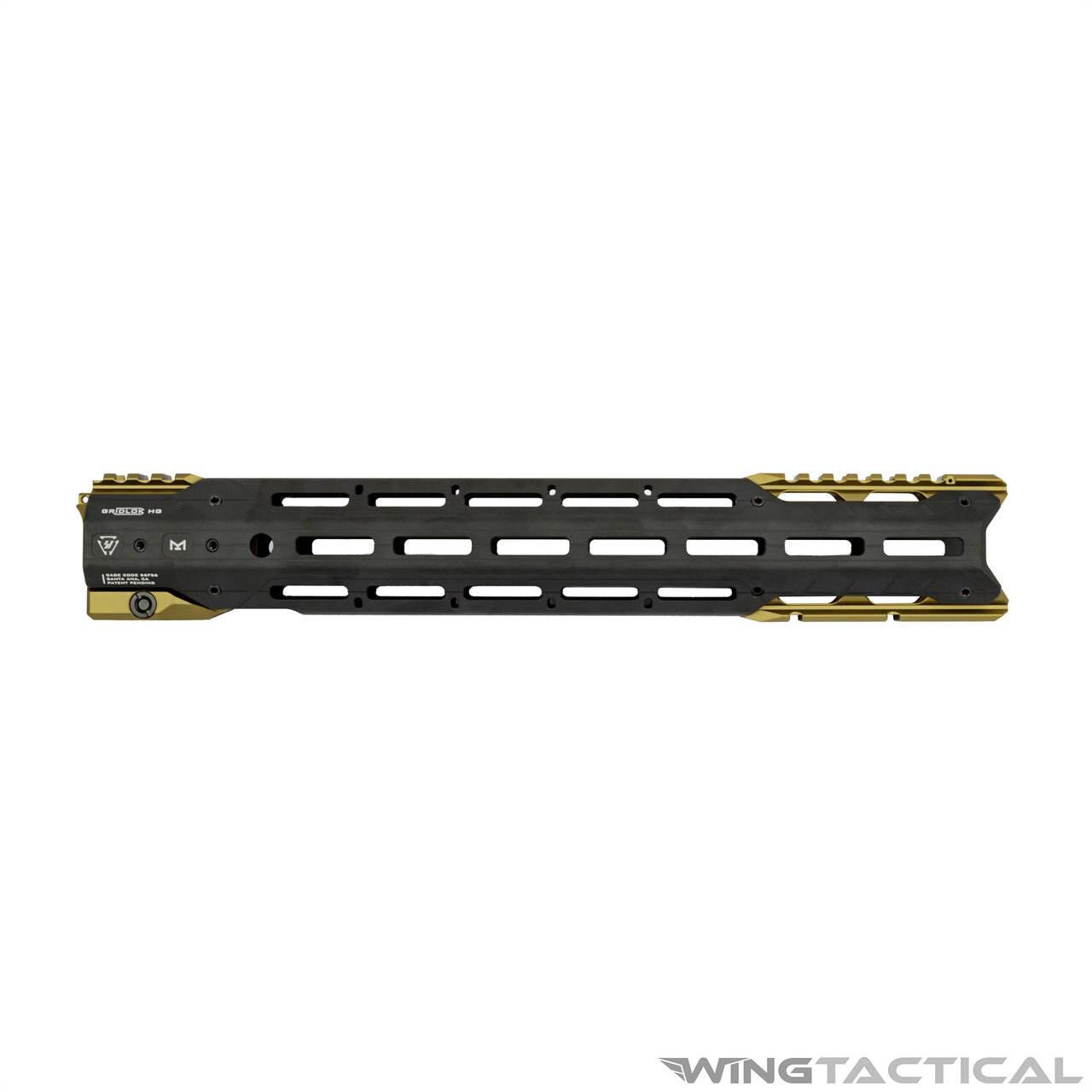 Strike Industries Parts Strike Industries GRIDLOK M-LOK Rail System With Front Sight  Strike Industries Parts Strike Industries GRIDLOK M-LOK Rail System With Front Sight