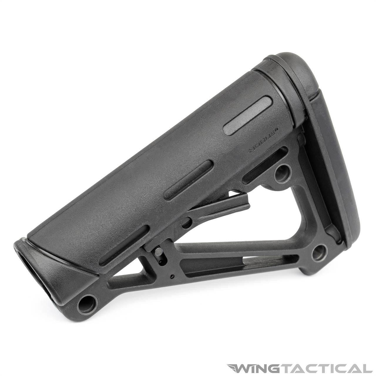 Hogue Grips Hogue OverMolded Collapsible AR Buttstock  Hogue Grips Hogue OverMolded Collapsible AR Buttstock