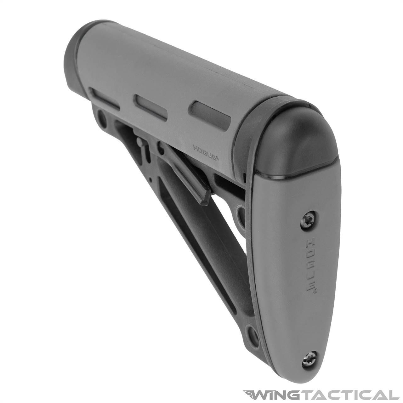 Hogue Grips Hogue OverMolded Collapsible AR Buttstock  Hogue Grips Hogue OverMolded Collapsible AR Buttstock