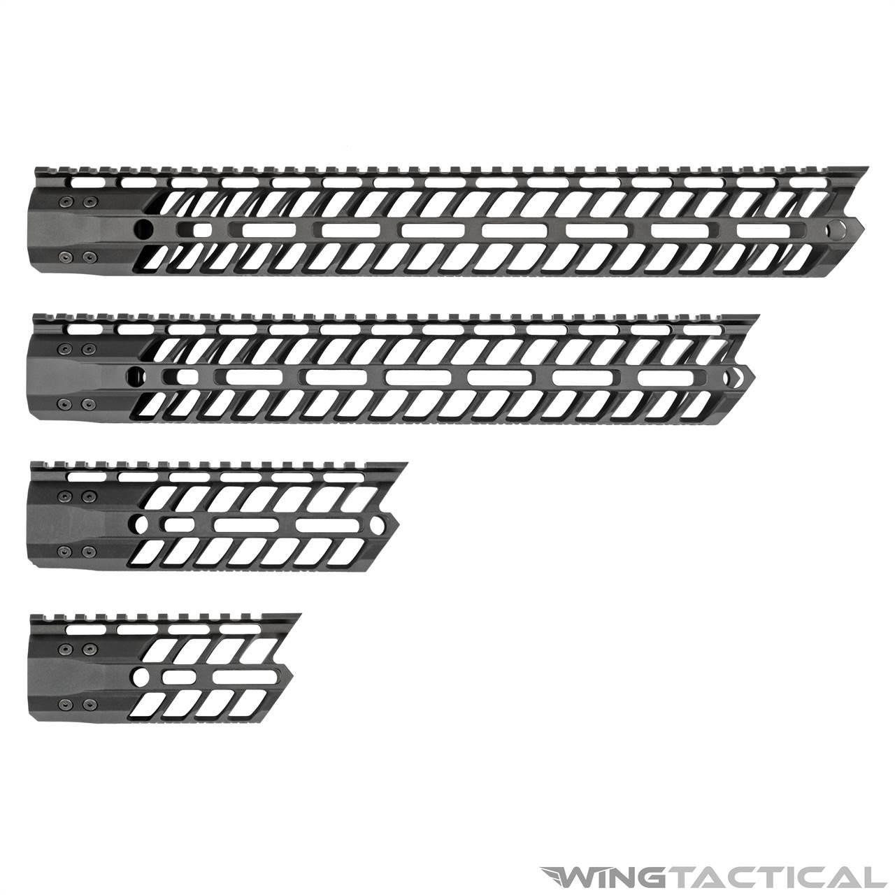F1 Firearms P7M AR-15 Hyper Liteタイプ 5インチ F-1 Firearms P7M AR-15 Hyper Lite M-LOK Handguard | Wing