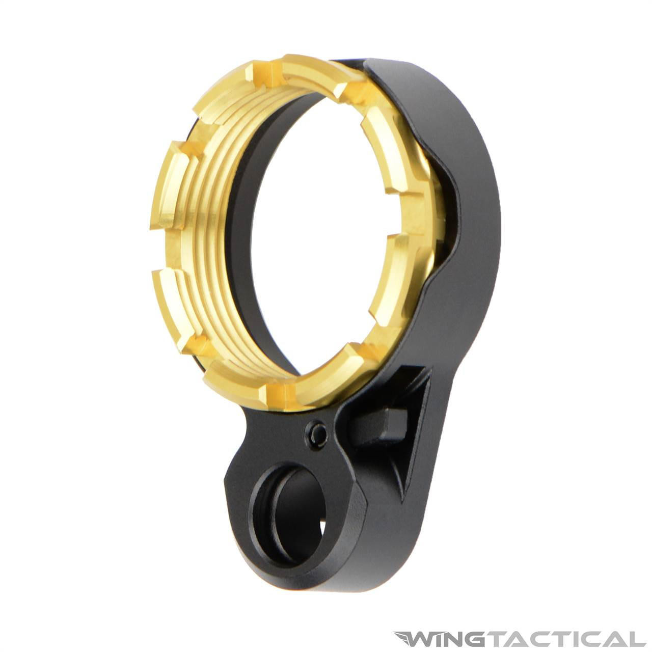 Fortis MFG Fortis LE Lightweight Enhanced Locking Lever K2 System End Plate and Castle Nut  Fortis MFG Fortis LE Lightweight Enhanced Locking Lever K2 System End Plate and Castle Nut