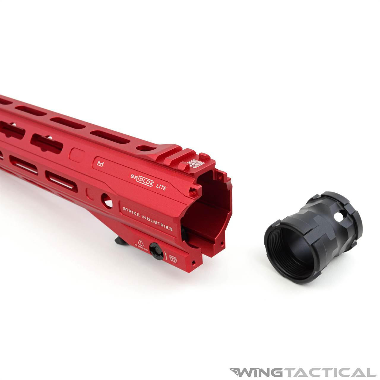 Strike Industries GRIDLOK LITE M-LOK Handguard With Front Sight | Wing ...