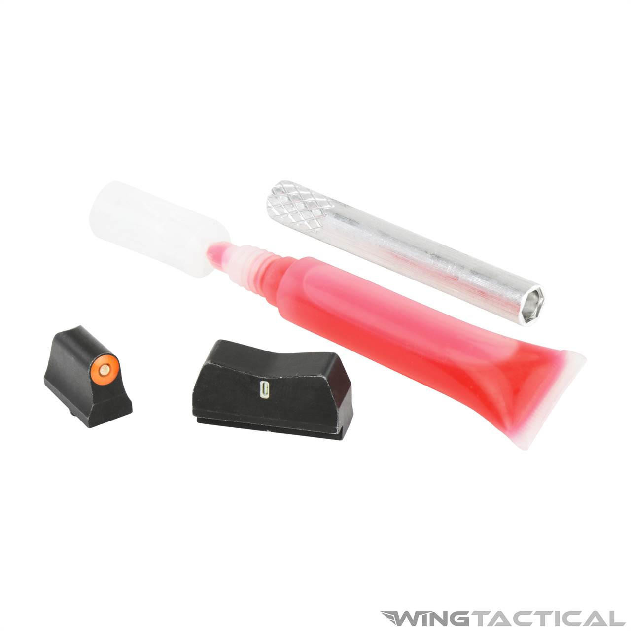 XS Sights XS Sight Systems Big Dot Suppressor Night Sights for Glock 17,19,22-24,26,27,31-36,38,45  XS Sights XS Sight Systems Big Dot Suppressor Night Sights for Glock 17,19,22-24,26,27,31-36,38,45