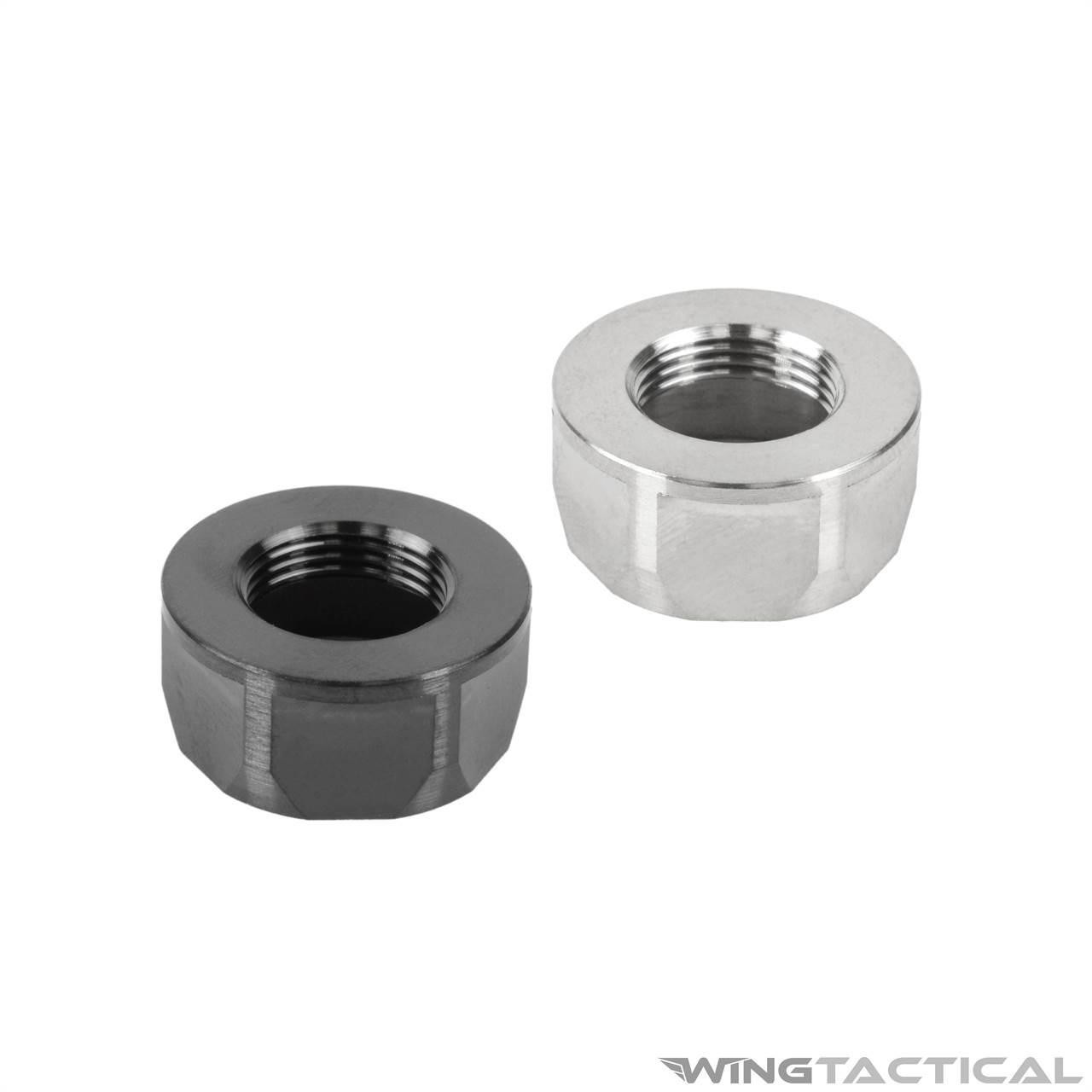 Iron City Rifle Works 1/2-28 Titanium Jam Nut PRO with Thread Shield