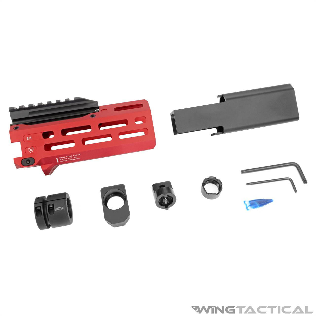 Strike Industries Parts Strike Industries 6-Inch Handguard for CZ Scorpion EVO Pistol  Strike Industries Parts Strike Industries 6-Inch Handguard for CZ Scorpion EVO Pistol