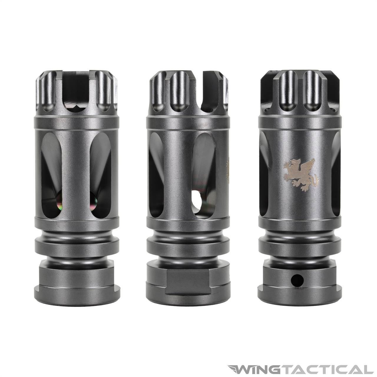 Griffin Armament Gate-LOK 5.56 Flash Comp   Griffin Armament Gate-LOK 5.56 Flash Comp