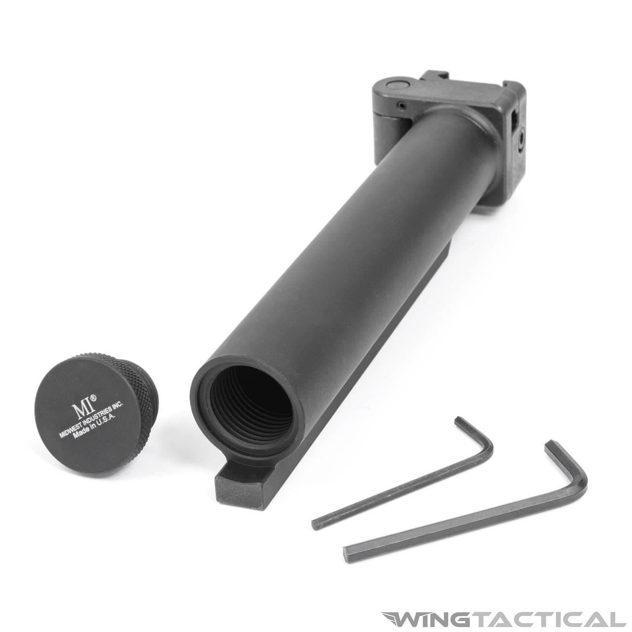 Midwest Industries Side Folding Stock Adapter with Mil-Spec Tube