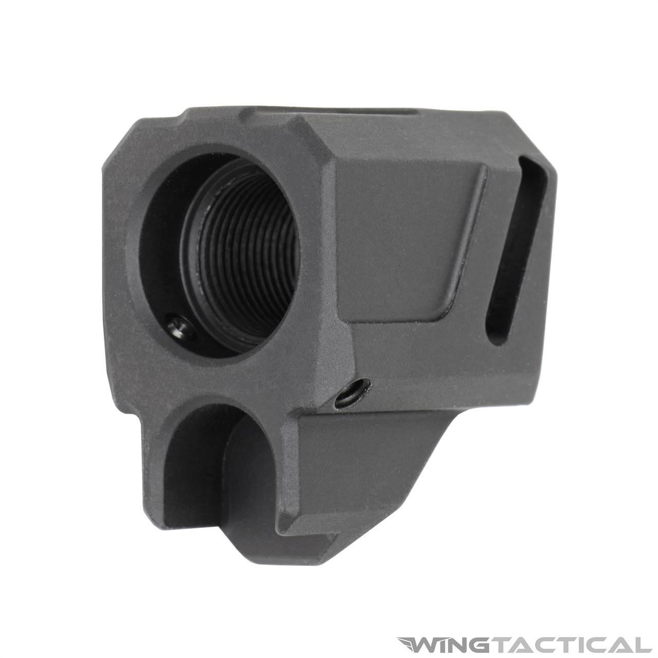 Faxon Firearms Faxon EXOS-524 Pistol Compensator for M&P Shield/Shield Plus 