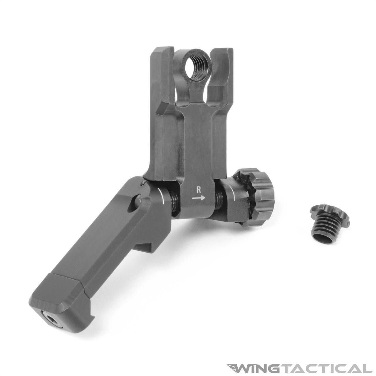 Ultradyne C2 Folding Front and Rear Offset Sight Combo | Wing Tactical