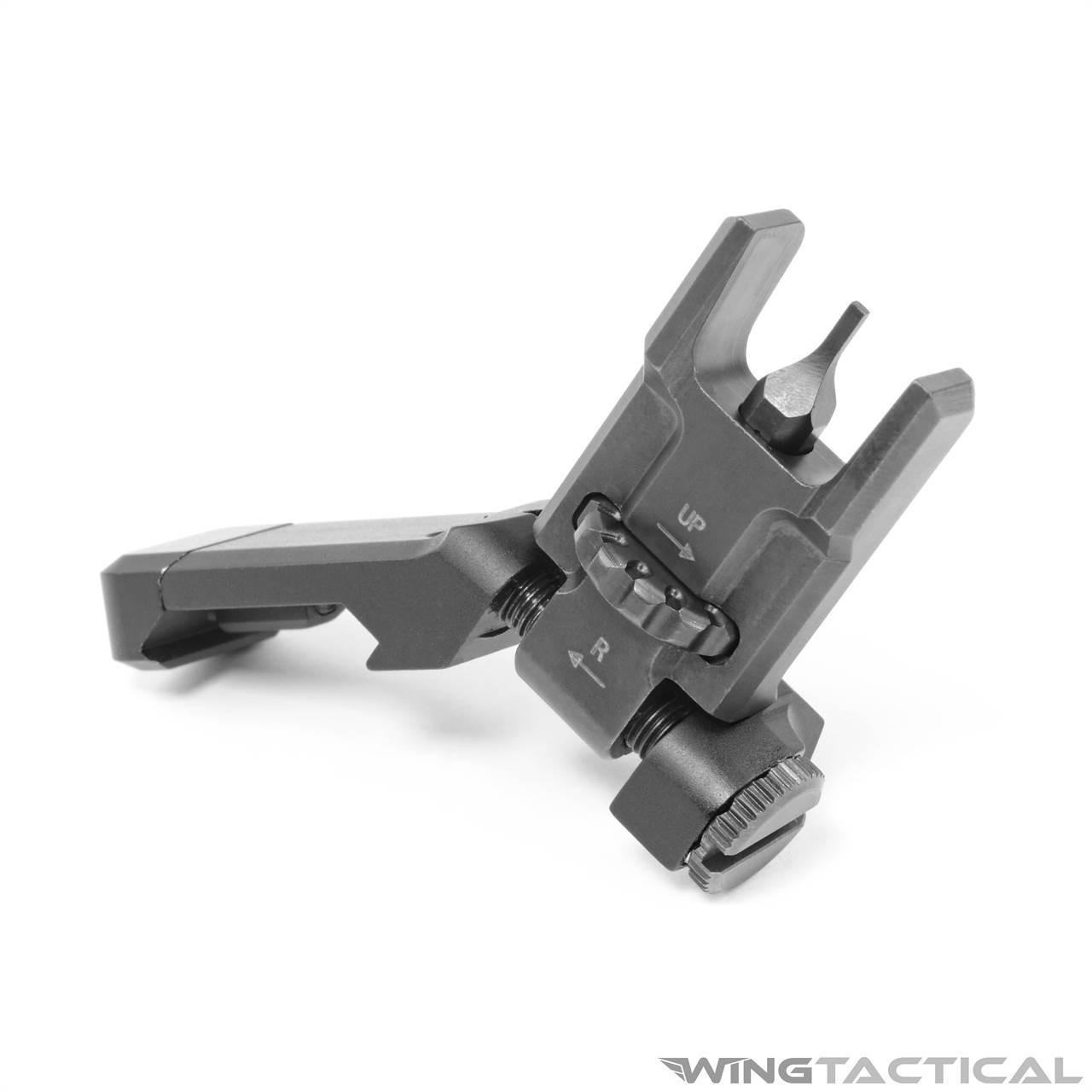 Ultradyne C2 Folding Front and Rear Offset Sight Combo | Wing Tactical