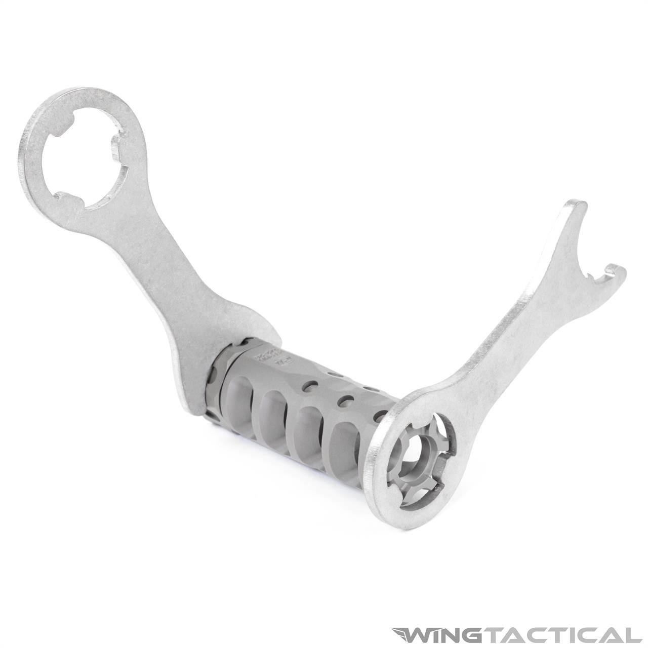 Precision Armament Hypertap Muzzle Brake (9mm/.350 Legend)   Precision Armament Hypertap Muzzle Brake (9mm/.350 Legend)