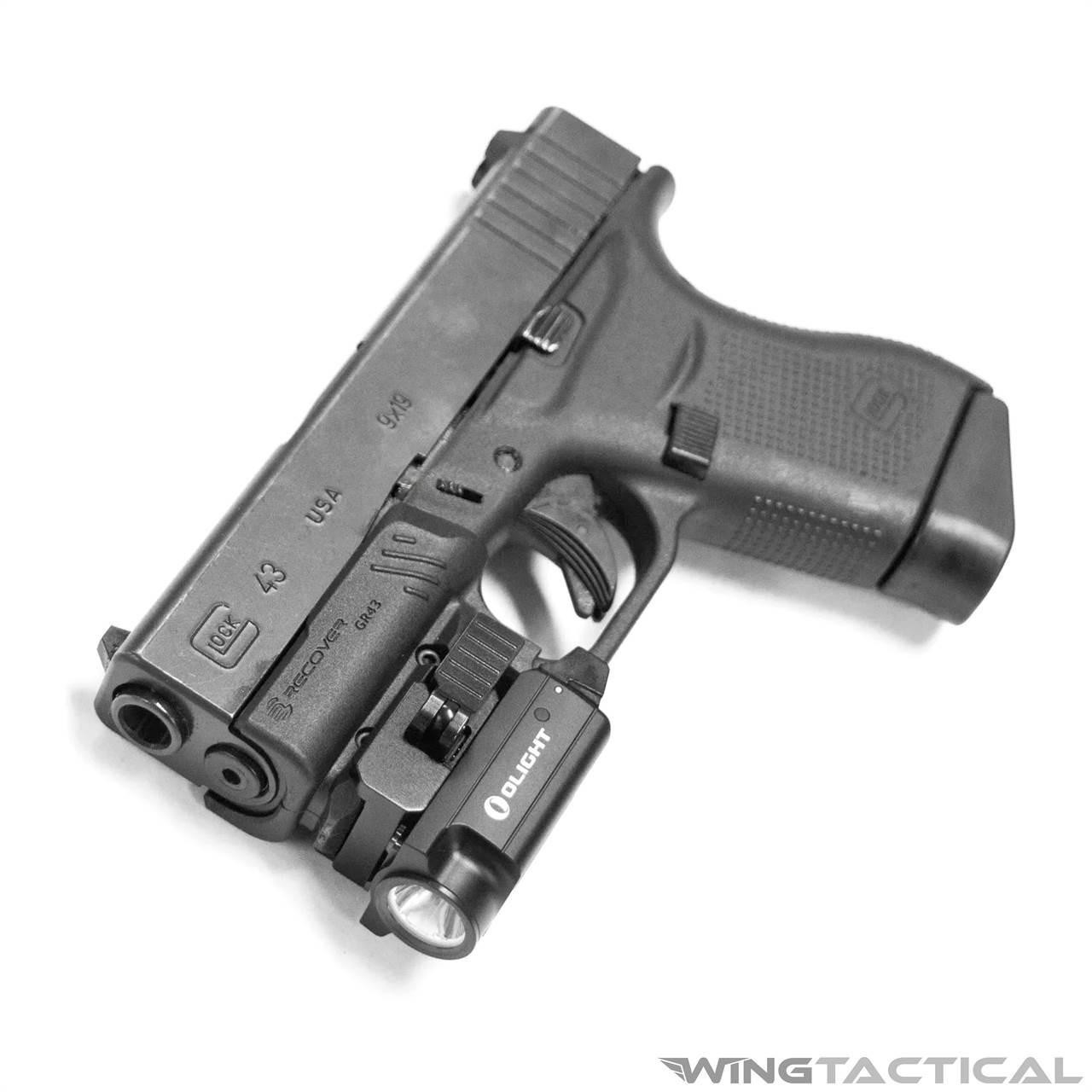 Glock 43 Railing Recover Tactical GR43 Rail Adapter for Glock 43/43X/48 | Wing Tactical
