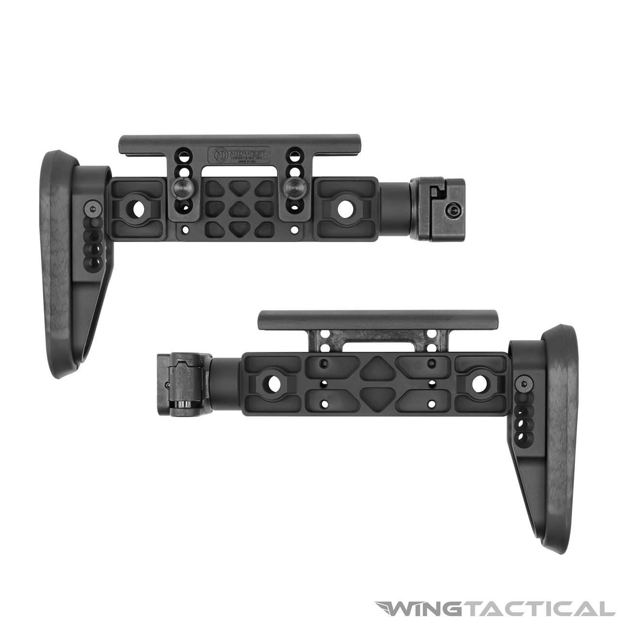  Midwest Industries Alpha Series Side Folding Fixed Beam Stock 