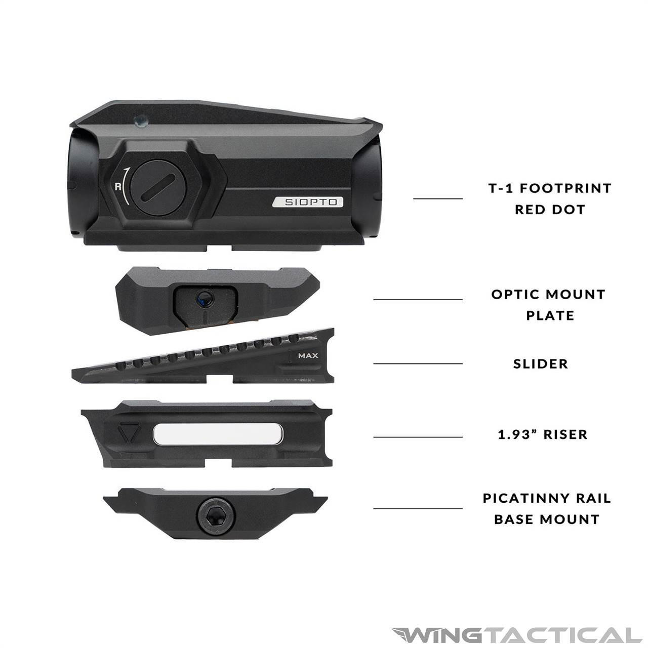Strike Industries Variable Optic Mount for Aimpoint Micro Standard   Strike Industries Variable Optic Mount for Aimpoint Micro Standard