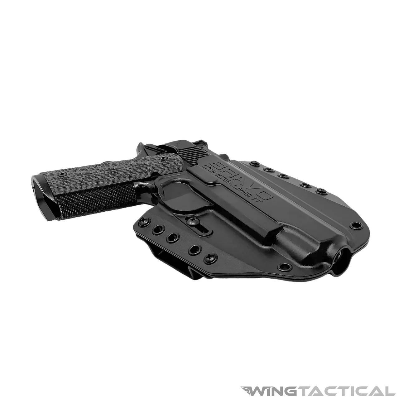 Glock 19x Bravo Concealment: OWB Holster For | TLR-1 HL