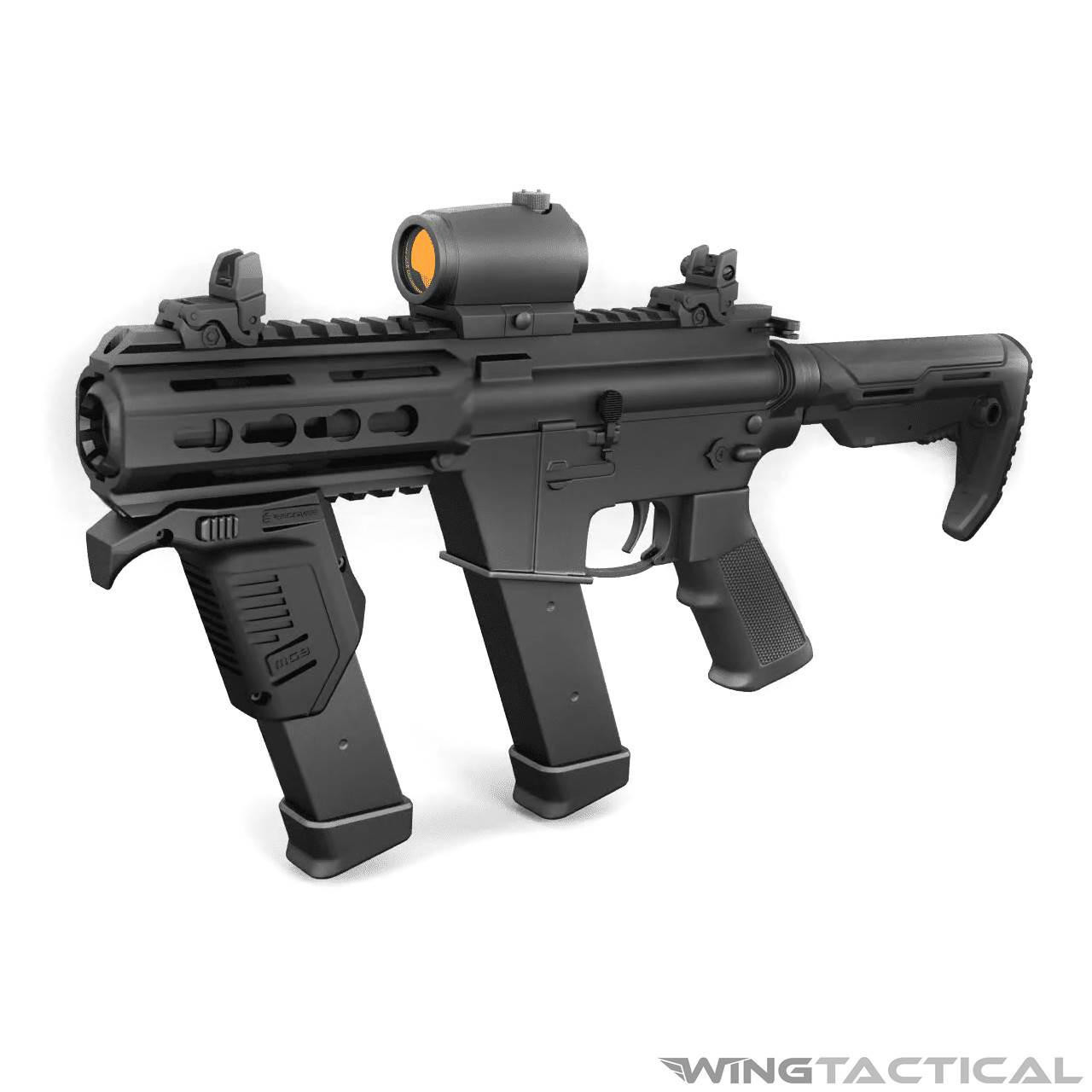  Recover Tactical PG9 Pistol Grip w/ Integral Magazine Holder for AR9 