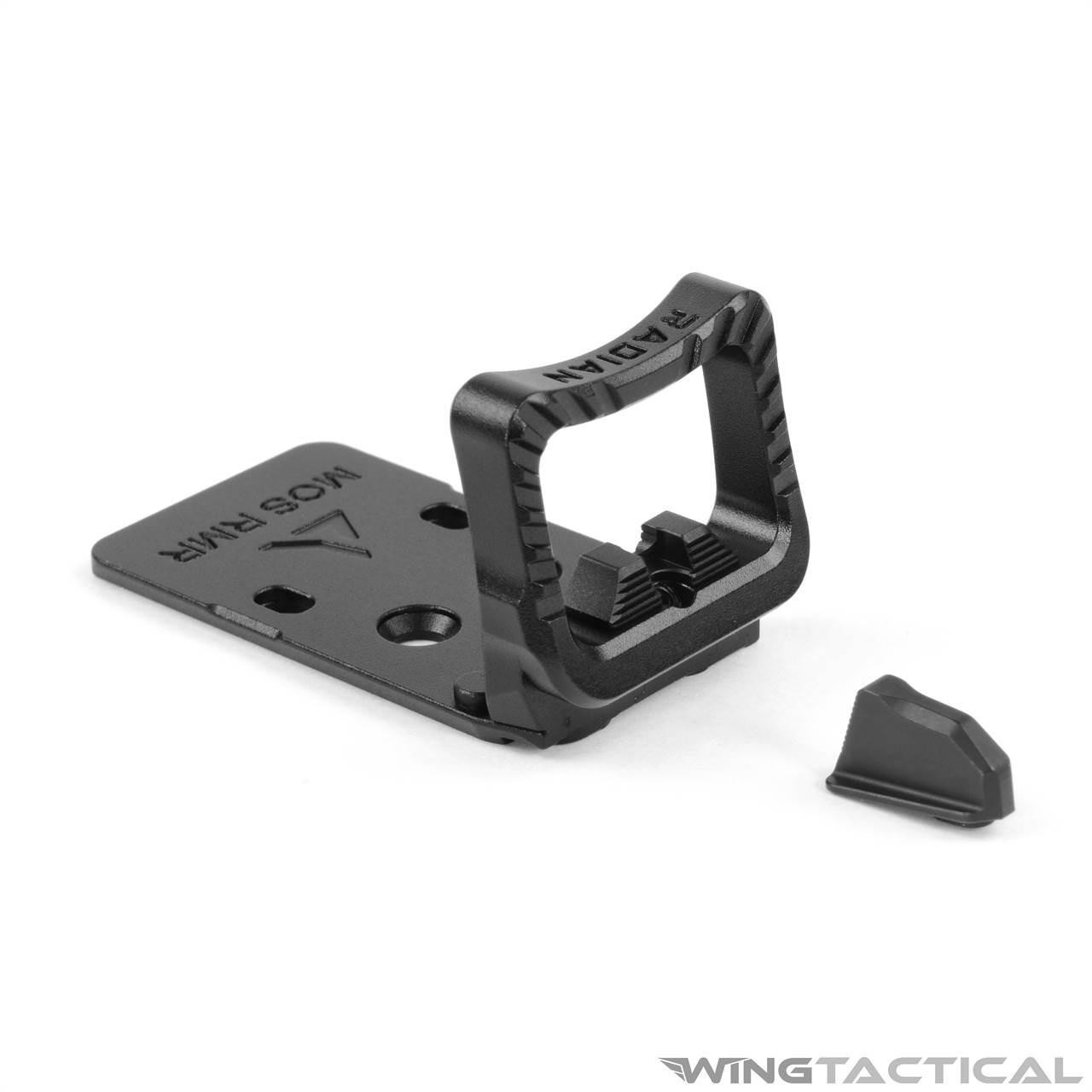 Radian Weapons Radian GUARDIAN Optic Mount Guard with SIX Back-Up Sights 