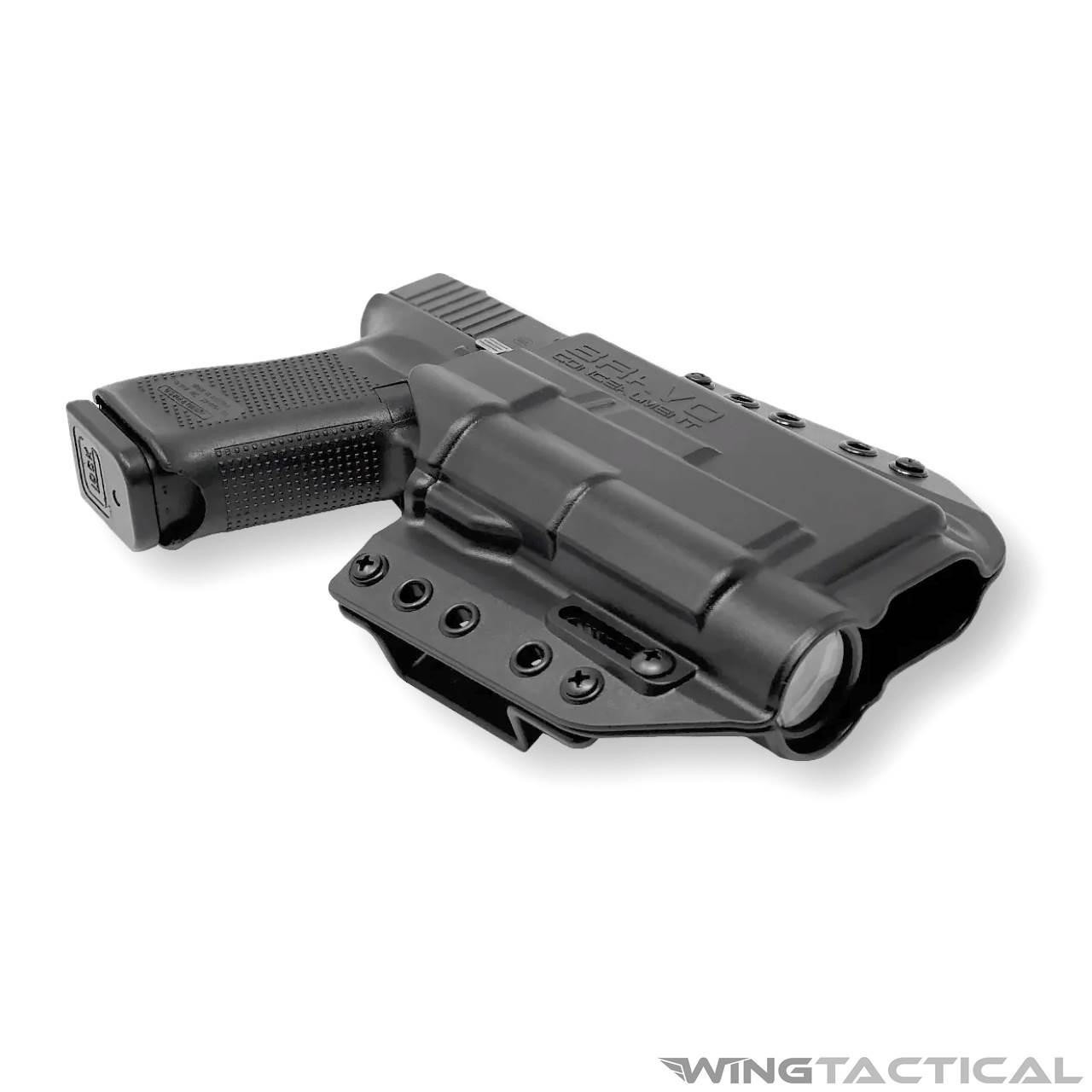 Bravo Concealment OWB Holster for Glock 17, 19, 22, 23, 31, 32, 45, 47 w/ TLR-1 HL   Bravo Concealment OWB Holster for Glock 17, 19, 22, 23, 31, 32, 45, 47 w/ TLR-1 HL