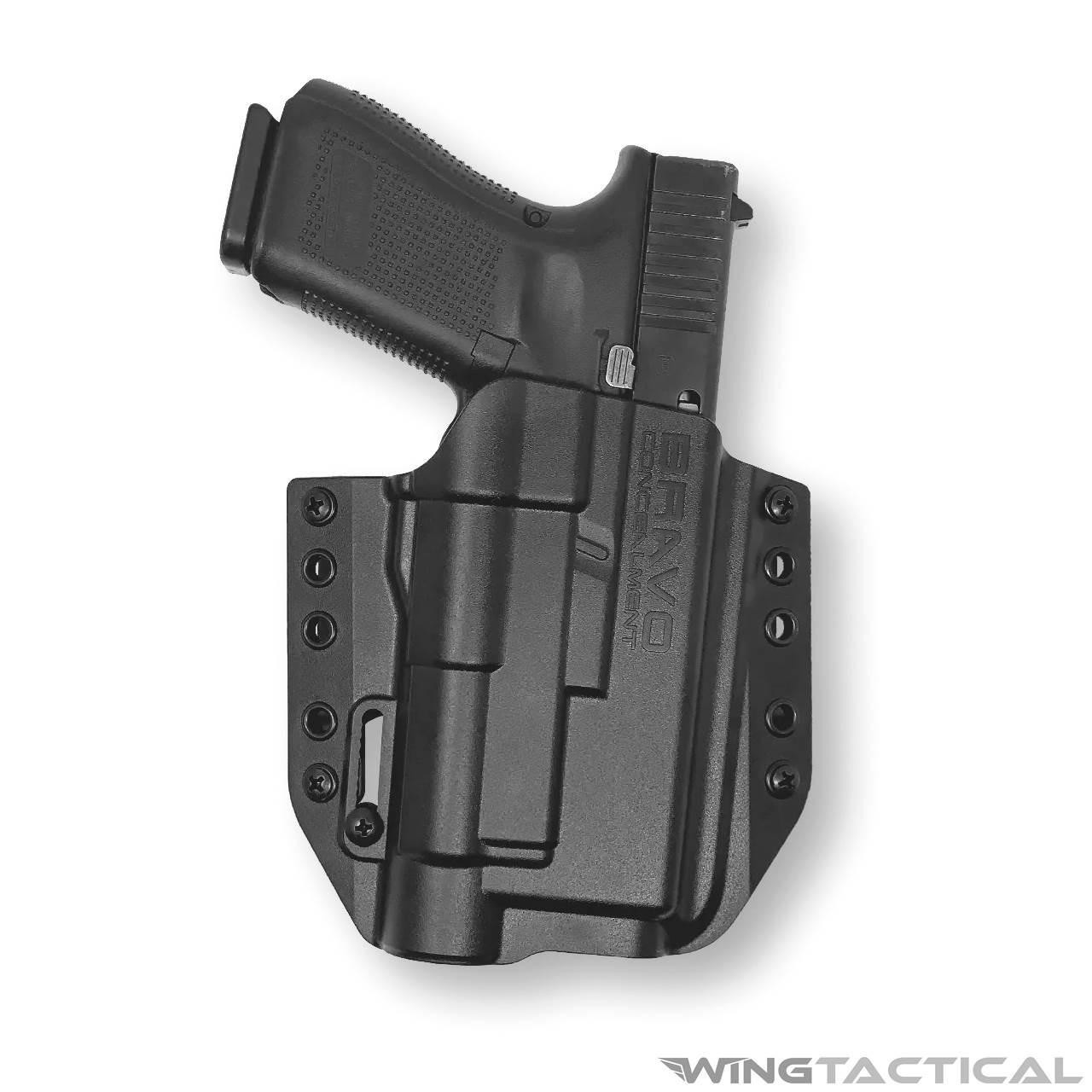Bravo Concealment OWB Holster for Glock 17, 19, 22, 23, 31, 32, 45, 47 w/ TLR-1 HL   Bravo Concealment OWB Holster for Glock 17, 19, 22, 23, 31, 32, 45, 47 w/ TLR-1 HL