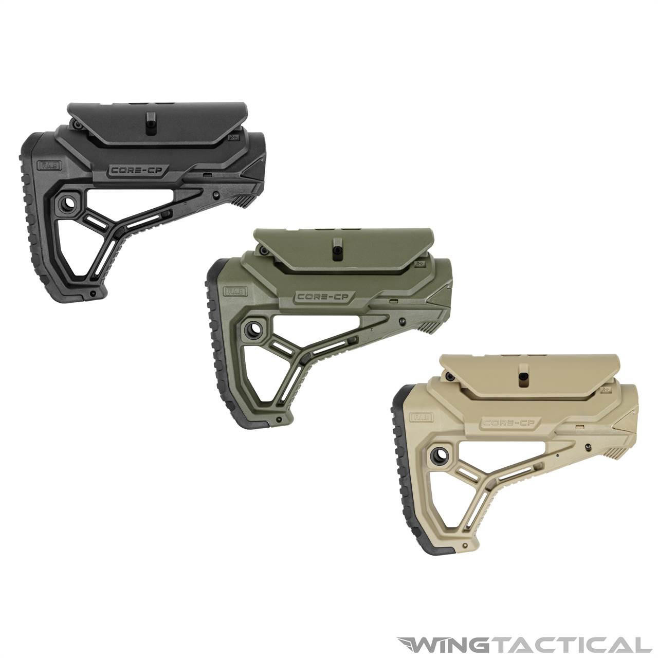 FAB Defense GL-CORE CP Stock with Adjustable Cheek-Rest
