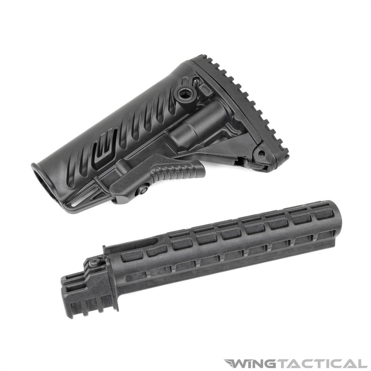 FAB Defense Polymer Stamped AK Collapsible Stock System