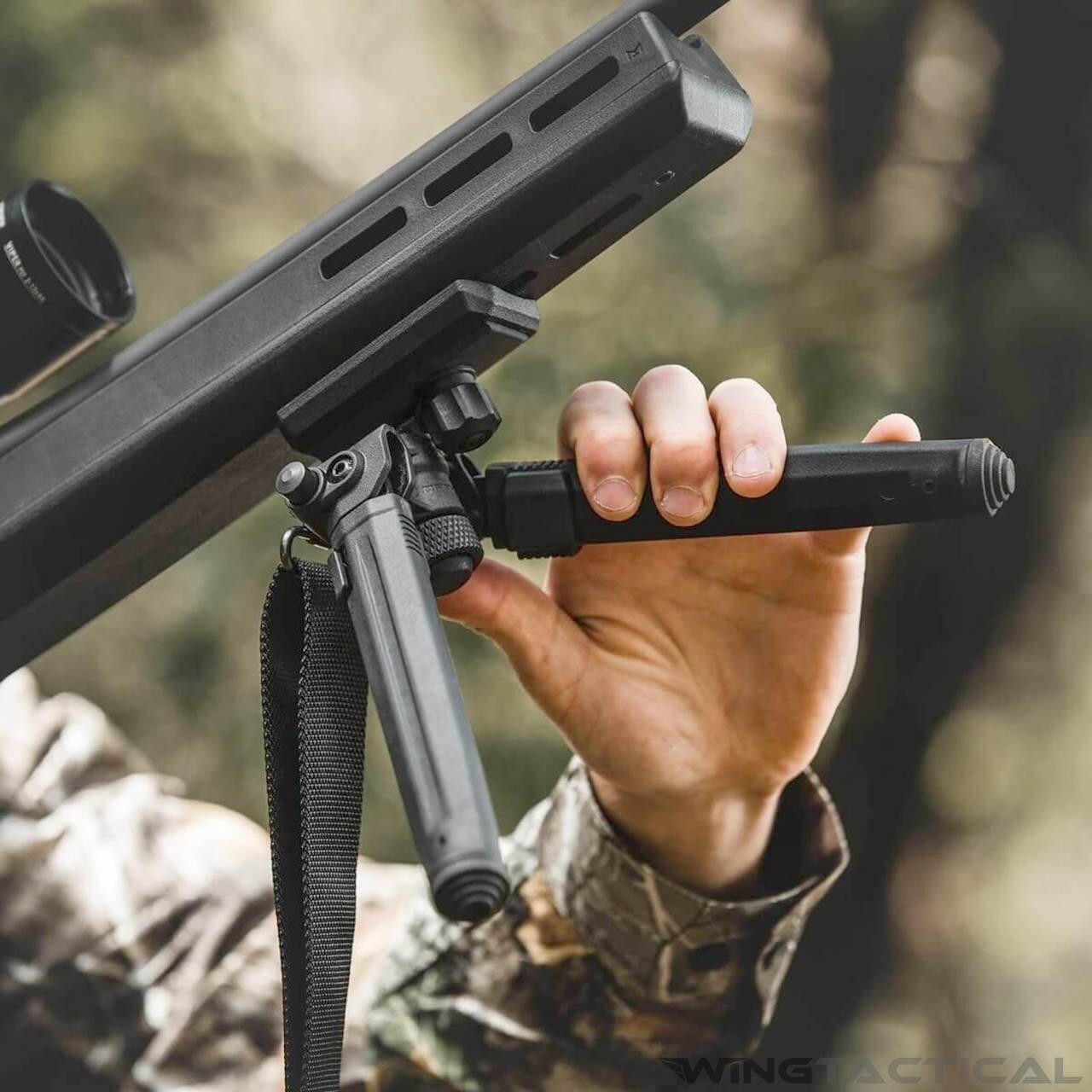 Magpul Adjustable Sling Stud QD Bipod   Magpul Adjustable Sling Stud QD Bipod