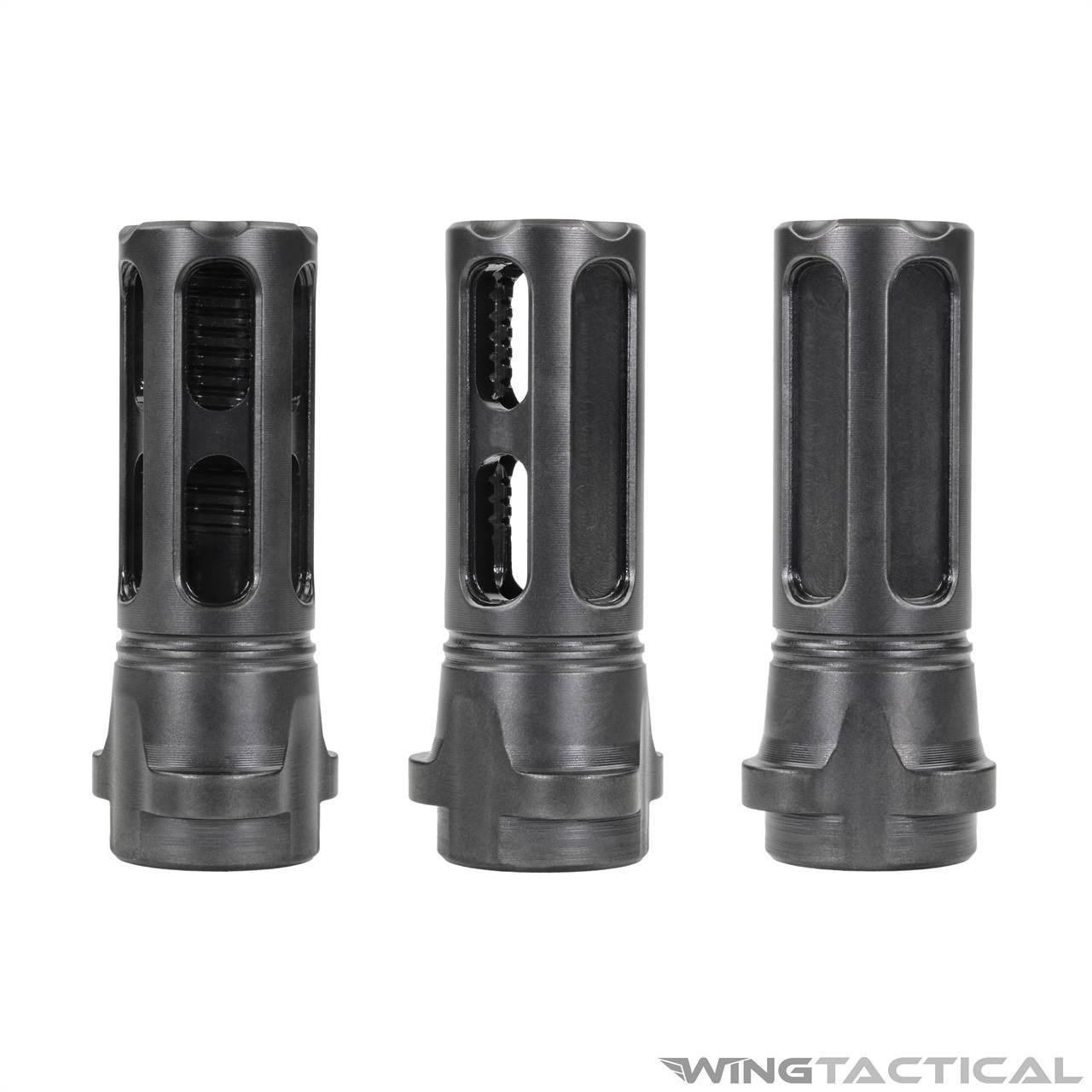 Breek Arms Breek-LOK 3QD Sentinel Caged 5.56 Flash Hider | Wing