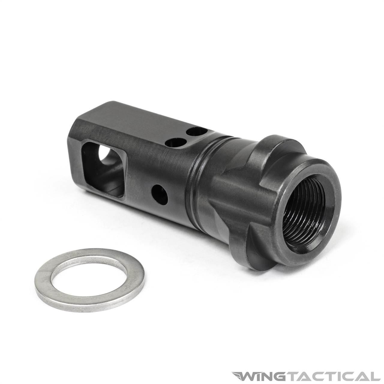 Breek Arms Breek-LOK 3QD Echo Single-Port 5.56 Muzzle Brake   Breek Arms Breek-LOK 3QD Echo Single-Port 5.56 Muzzle Brake
