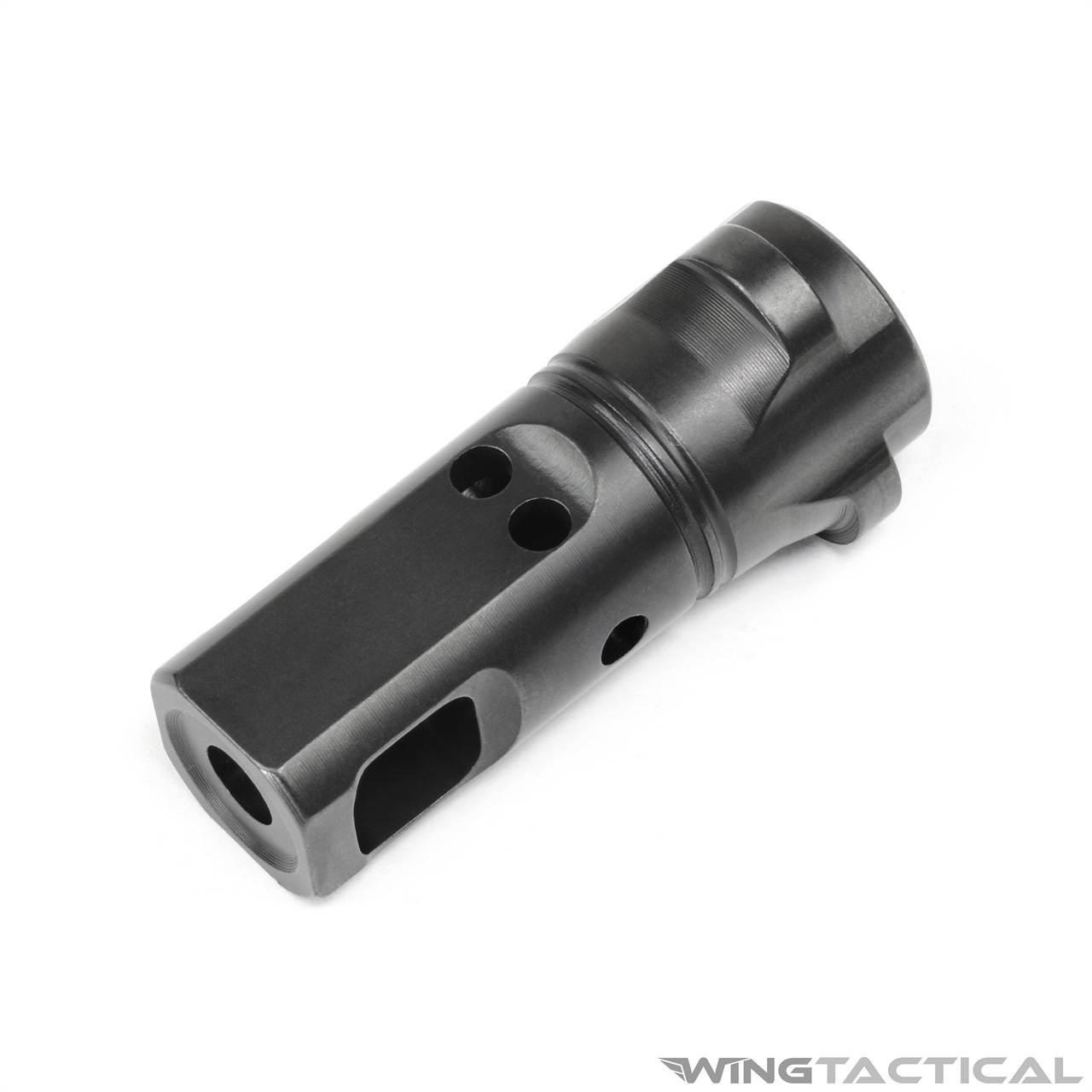 Breek Arms Breek-LOK 3QD Echo Single-Port 5.56 Muzzle Brake   Breek Arms Breek-LOK 3QD Echo Single-Port 5.56 Muzzle Brake