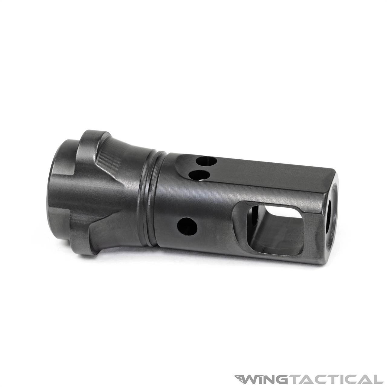 Breek Arms Breek-LOK 3QD Echo Single-Port 5.56 Muzzle Brake   Breek Arms Breek-LOK 3QD Echo Single-Port 5.56 Muzzle Brake