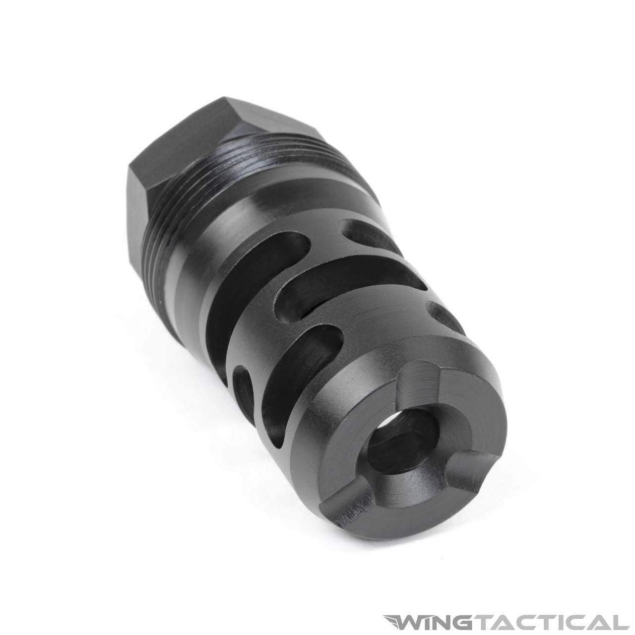  Armaspec 5.56 Catacomb Muzzle Brake with Mini-Reactor Blast Shield 
